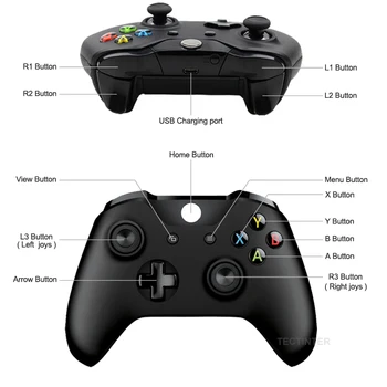 Kablosuz Gamepad İçin Xbox One Denetleyicisi Jogos Mando Controle İçin Xbox One S Konsolu Joystick İçin X kutusu Bir PC İçin Win7/8/10