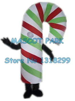 Maskot ucuz promosyon Noel şeker kamışı maskot kostüm yetişkin giymek için satılık karikatür tatil gıda tema karnaval elbise