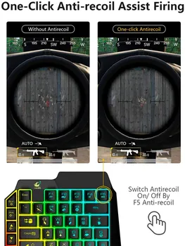 PUBG Gamepad Adaptörü Mobil Oyun Denetleyicisi Tipi C Kablolu Bağlantı Oyun Klavye Fare Dönüştürücü Tak Ve Çalıştır İçin Android